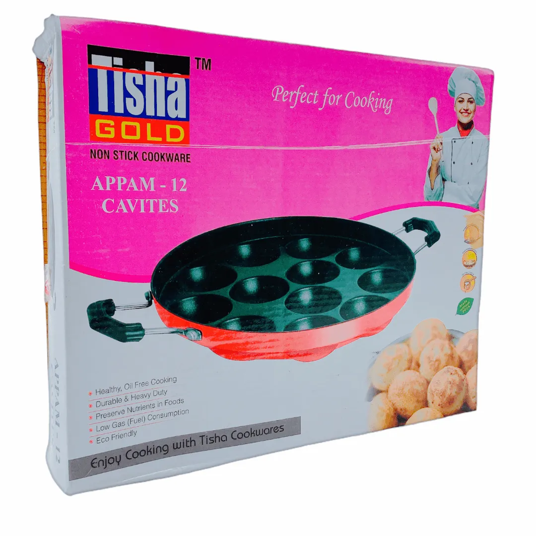 Appam Maker (Non Stick)-Tisha Brand