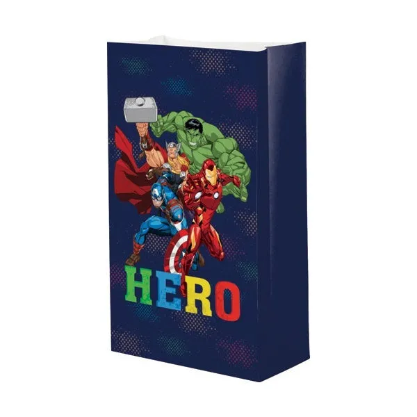 Avengers Paper Loot Bags - 8 Pkt