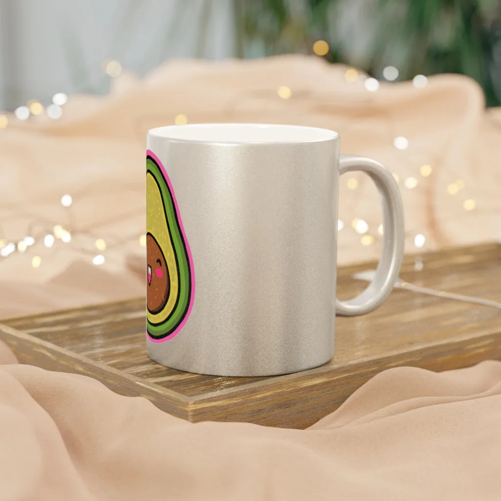 Avocado Metallic Mug (Silver\Gold)