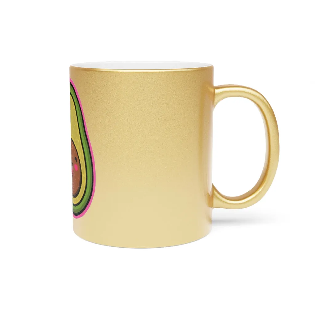 Avocado Metallic Mug (Silver\Gold)