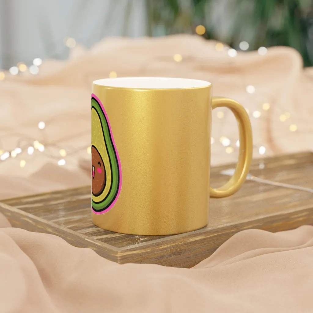 Avocado Metallic Mug (Silver\Gold)