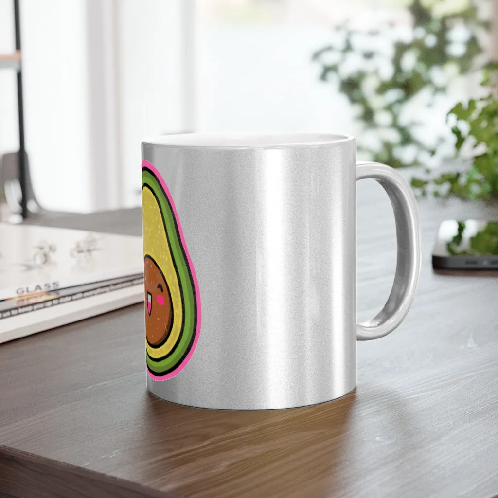 Avocado Metallic Mug (Silver\Gold)