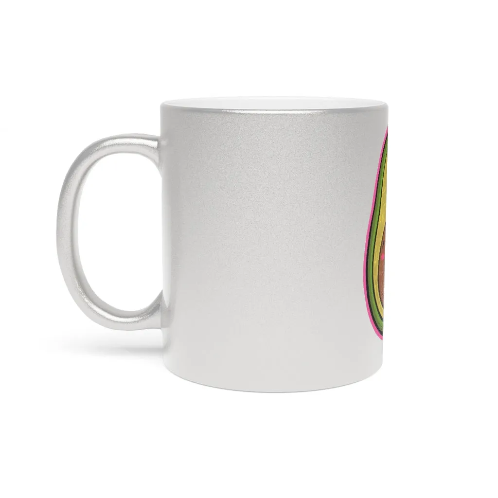 Avocado Metallic Mug (Silver\Gold)