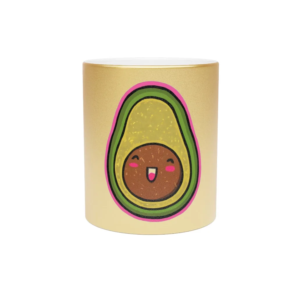 Avocado Metallic Mug (Silver\Gold)