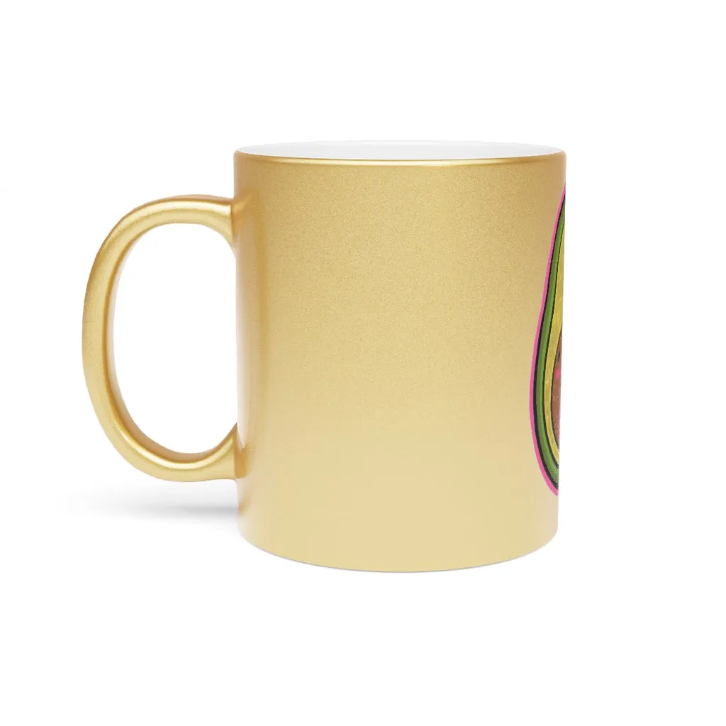 Avocado Metallic Mug (Silver\Gold)