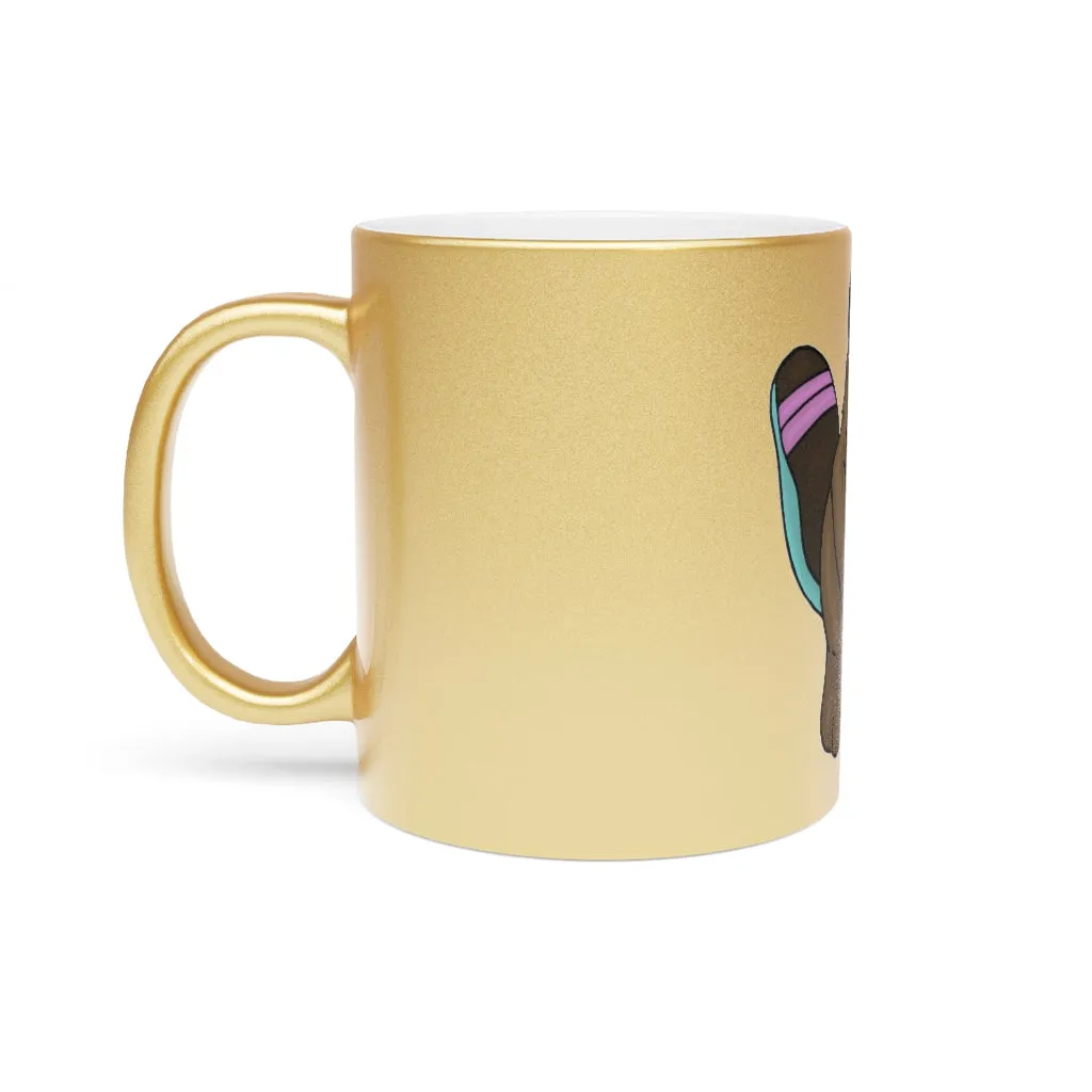 Beachu Metallic Mug (Silver\Gold)