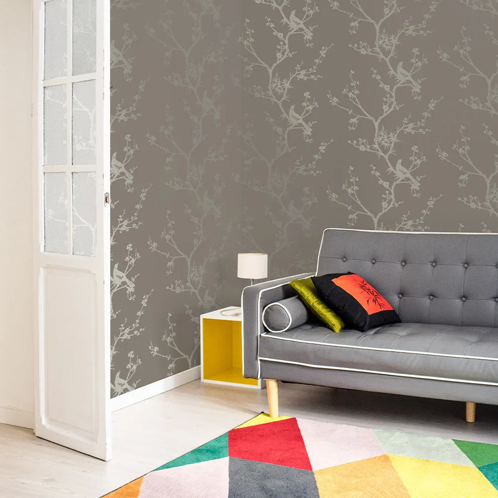 Bird Watching Peel and Stick Wallpaper By Cynthia Rowley