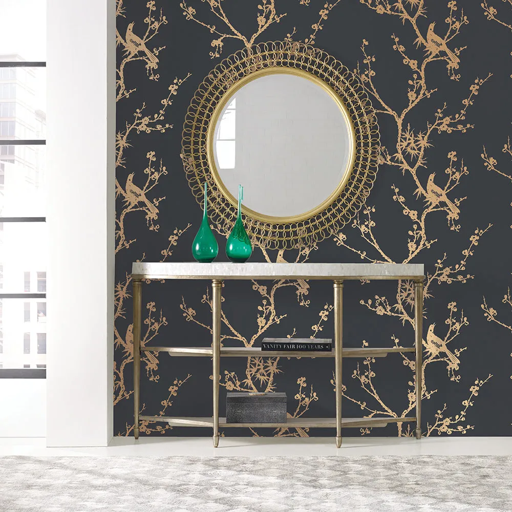 Bird Watching Peel and Stick Wallpaper By Cynthia Rowley