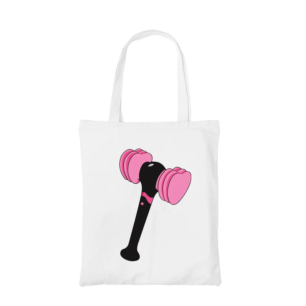 Black Pink Tote Bag - The Lightstick