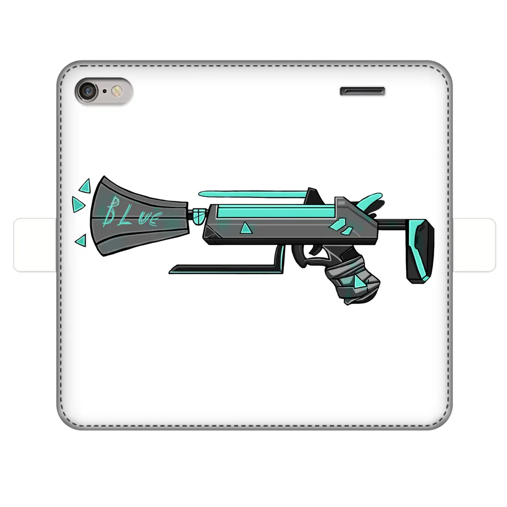 Blue Weapon Fully Printed Wallet Cases