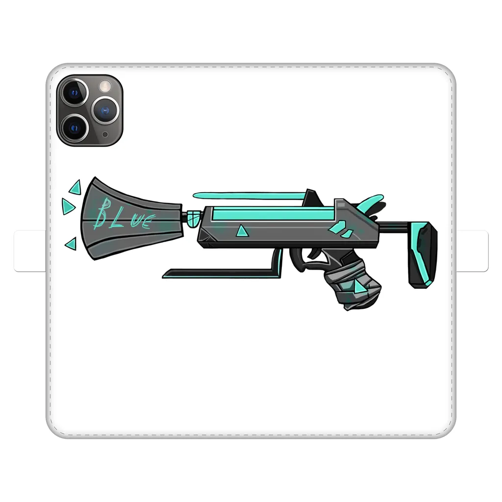 Blue Weapon Fully Printed Wallet Cases