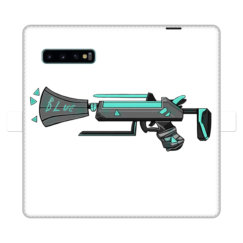 Blue Weapon Fully Printed Wallet Cases