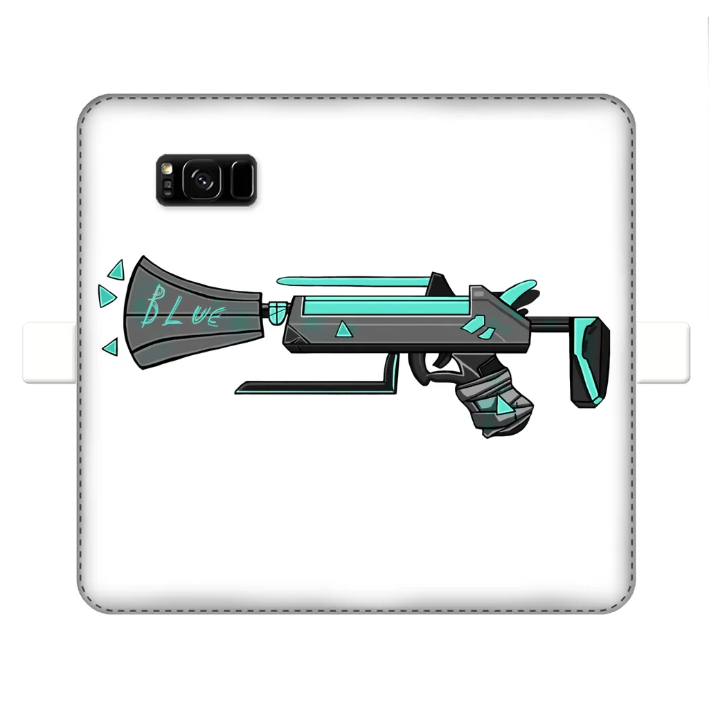 Blue Weapon Fully Printed Wallet Cases