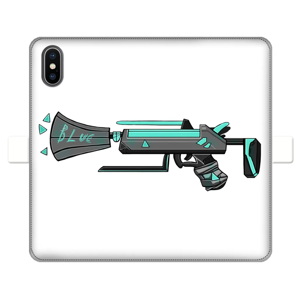 Blue Weapon Fully Printed Wallet Cases