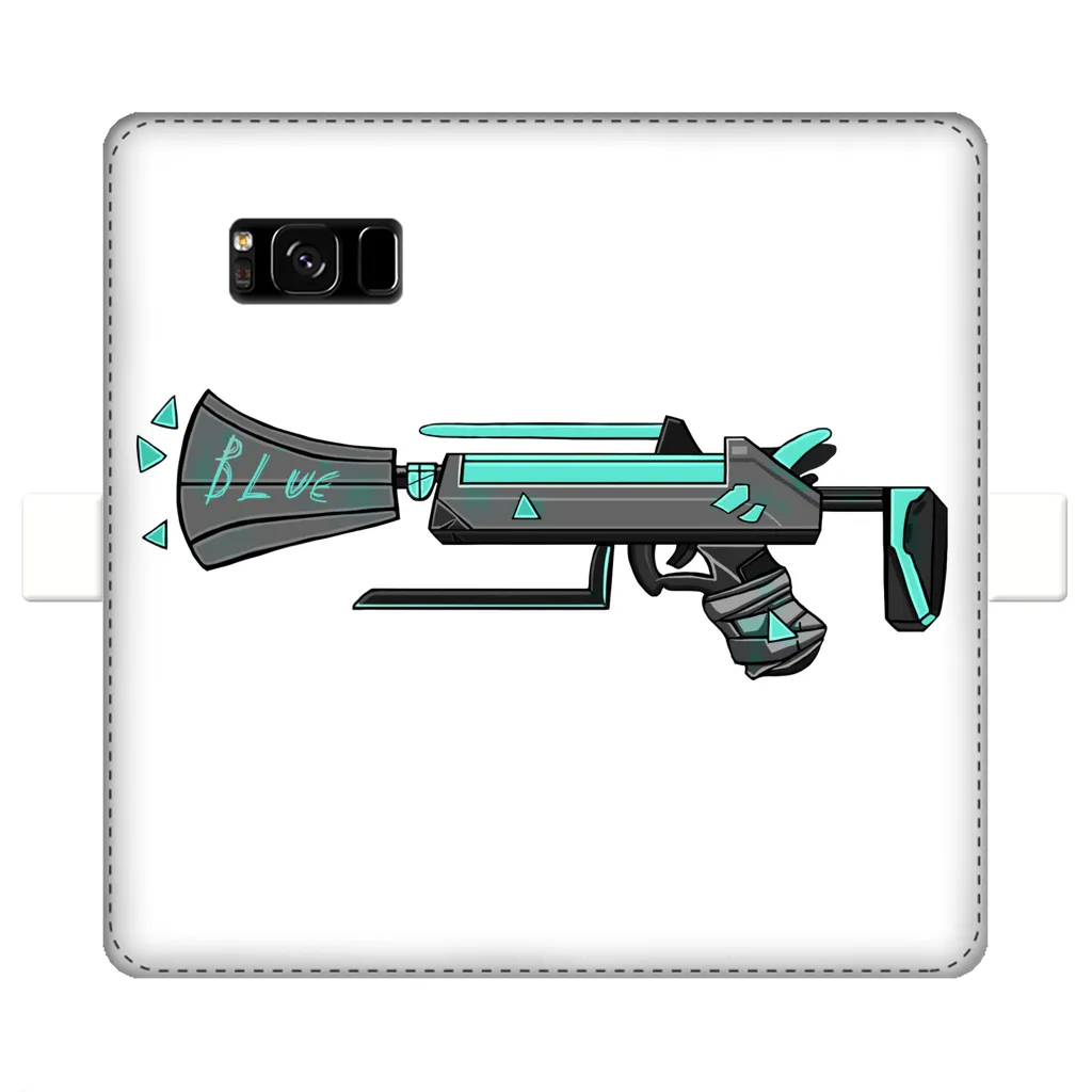 Blue Weapon Fully Printed Wallet Cases