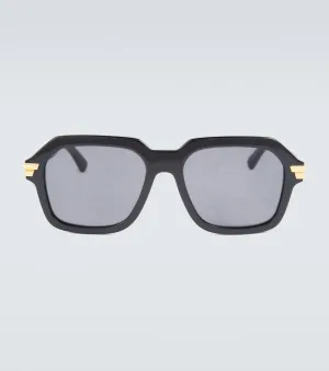 Bottega Veneta Acetate Sunglasses, Black