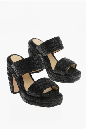 Bottega Veneta Braided Raffia Sandals