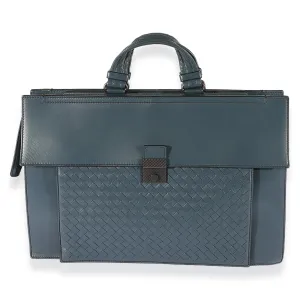 Bottega Veneta Intrecciato Front Pocket Briefcase