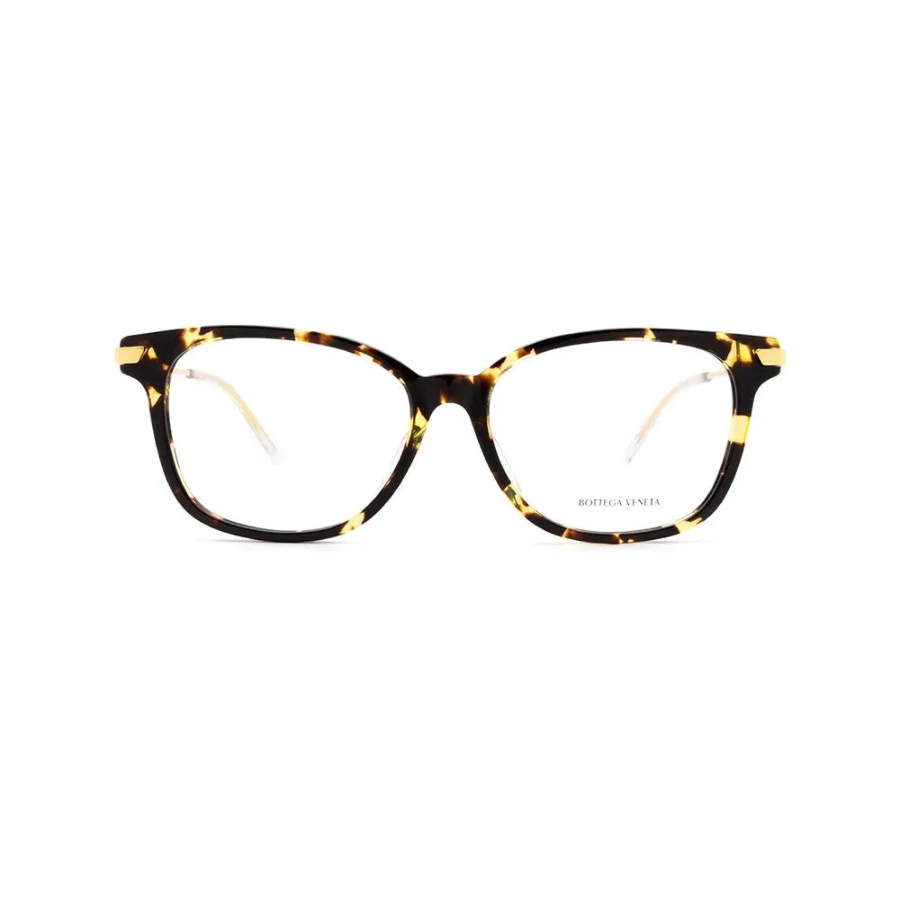 Bottega Veneta Womens Havana Gold Eyeglasses BV_1074OA_002_53mm