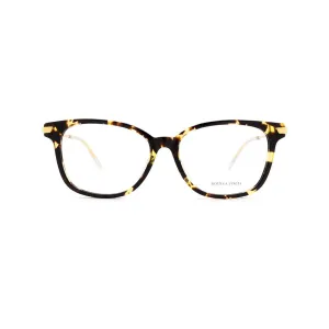 Bottega Veneta Womens Havana Gold Eyeglasses BV_1074OA_002_53mm