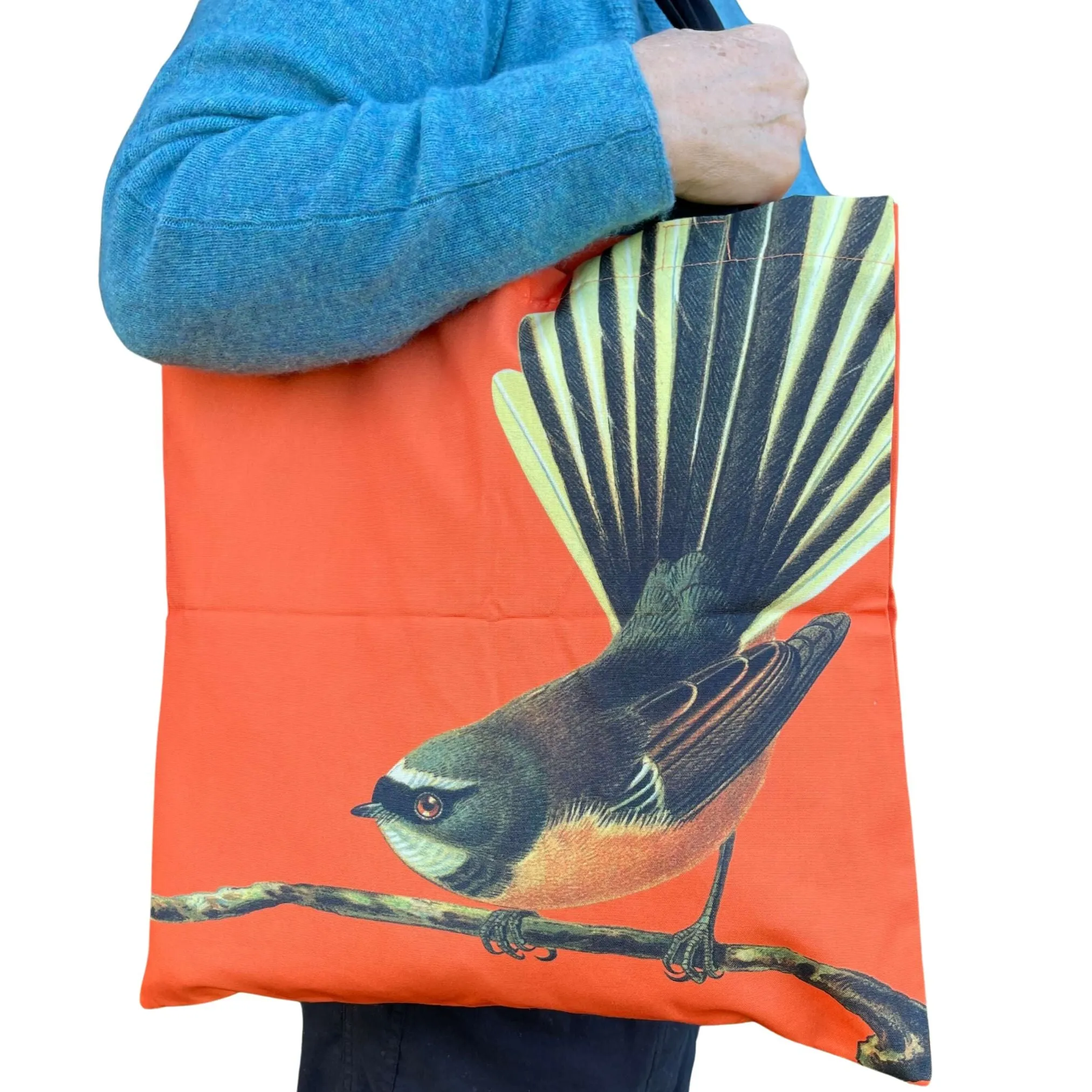 Bright Fantail Tote Bag