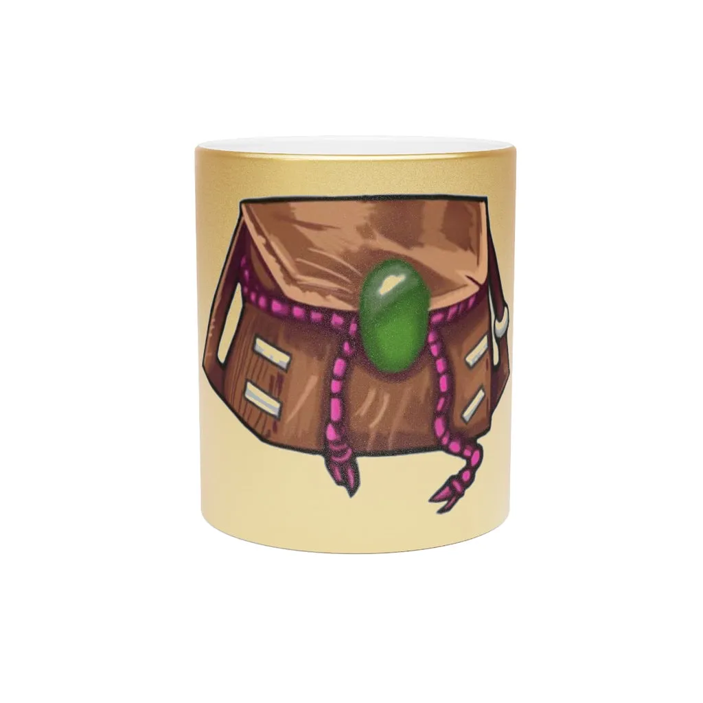 Brown Bag Metallic Mug (Silver / Gold)