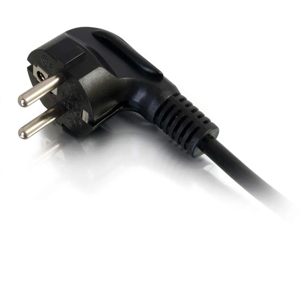 C2g Laptop Power Cord - Power Cable - Iec 60320 C5 To Power Cee 7/7 (M) - Ac 250 V - 2 M - Molded - Black - Europe