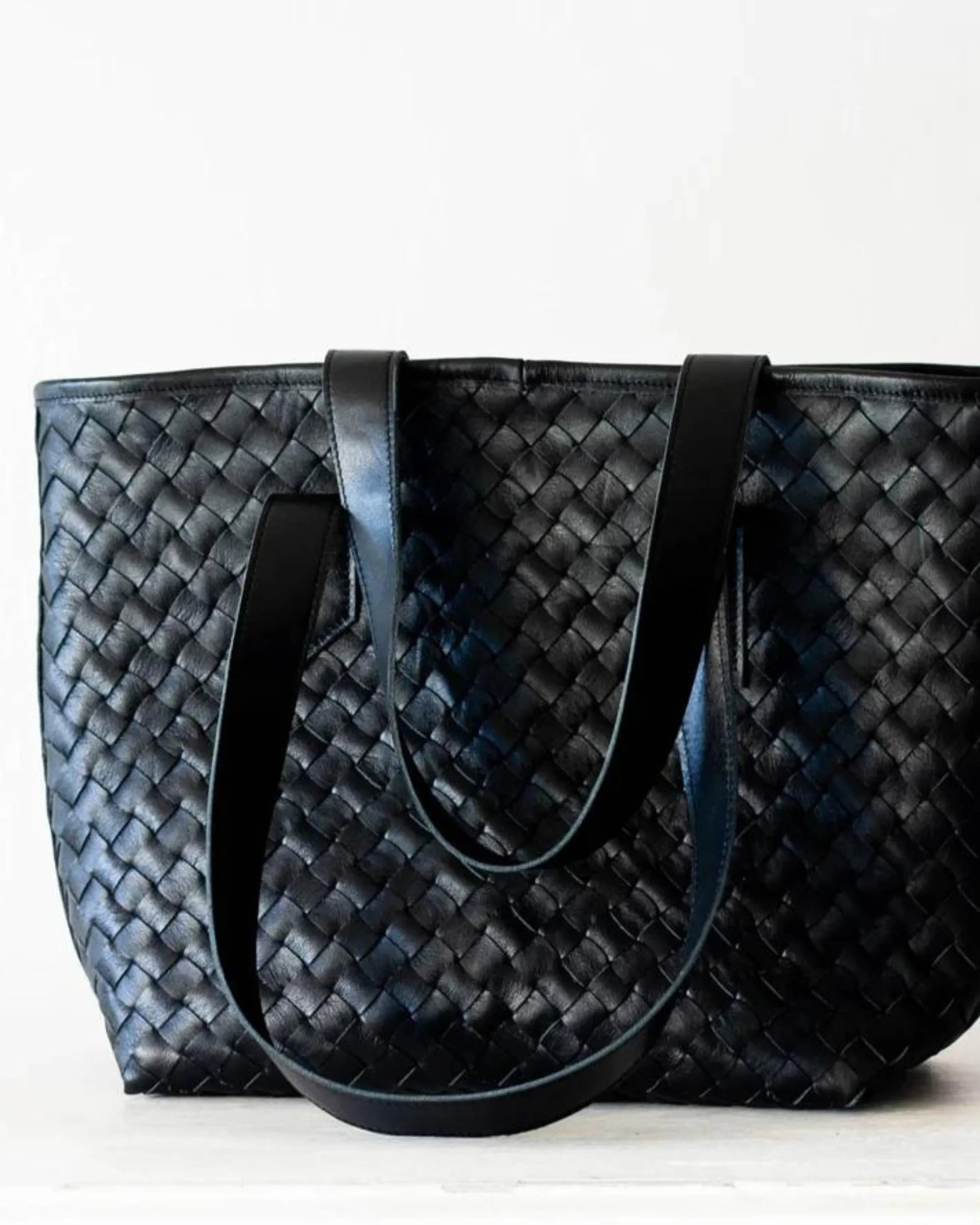 Calisto Handwoven Tote | Black