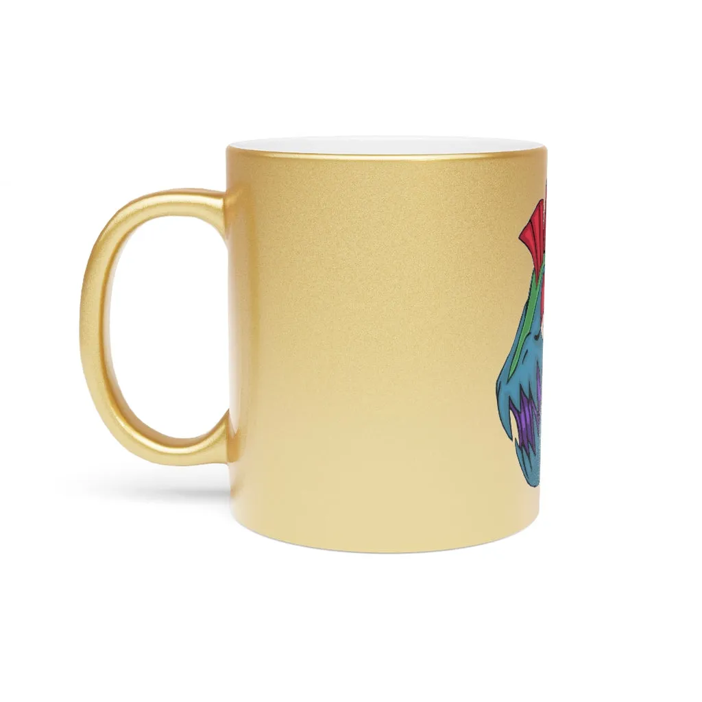 Carnevornip Metallic Mug (Silver\Gold)