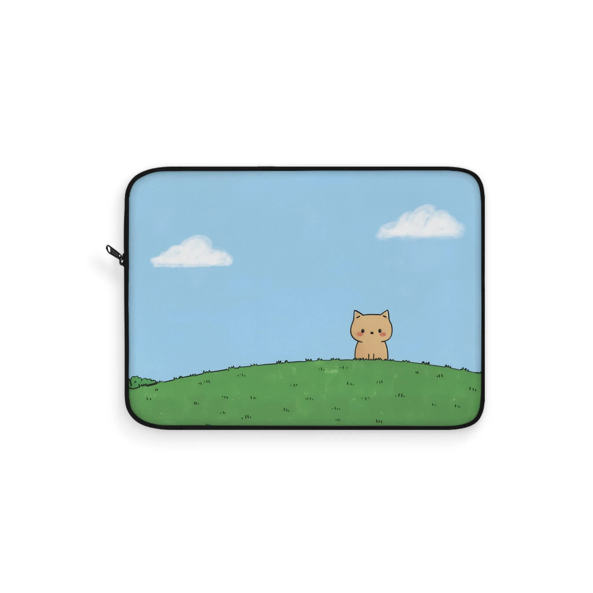 Cat in the Park Laptop Sleeve