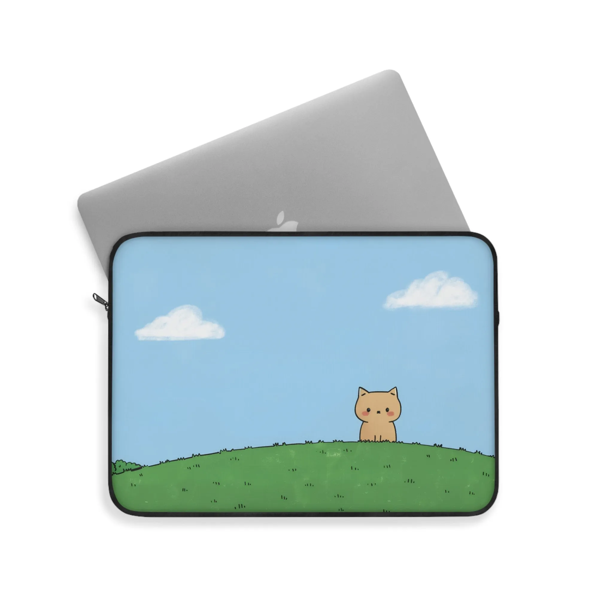 Cat in the Park Laptop Sleeve