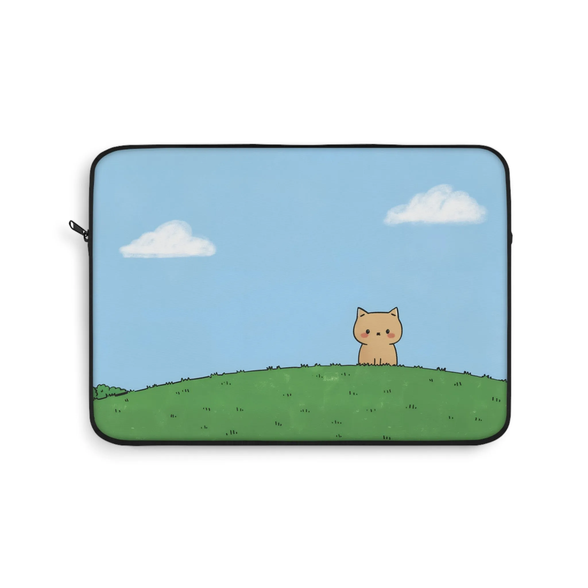 Cat in the Park Laptop Sleeve