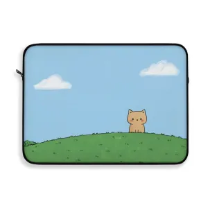 Cat in the Park Laptop Sleeve