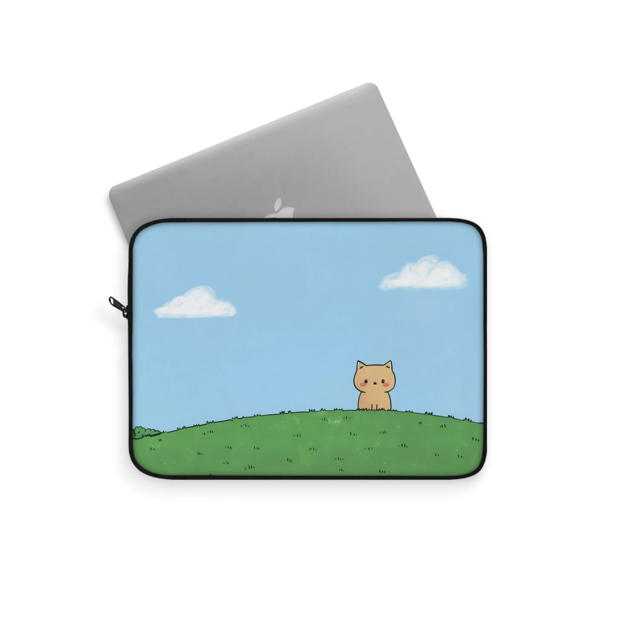 Cat in the Park Laptop Sleeve