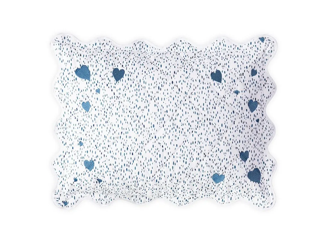 Celine Hearts Mini Pillow by Matouk