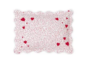 Celine Hearts Mini Pillow by Matouk