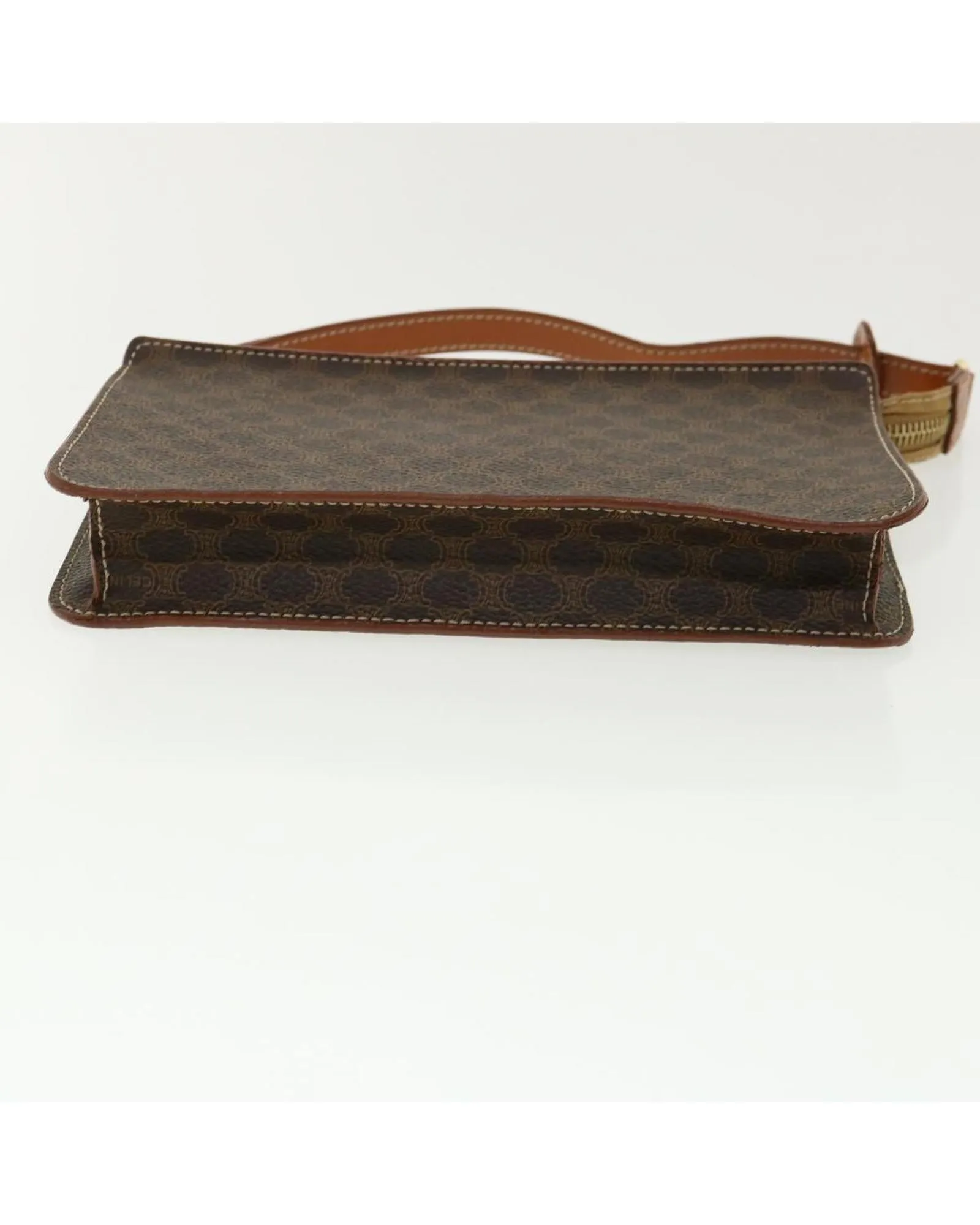 Celine Macadam Canvas Accessory Pouch Brown 32096A