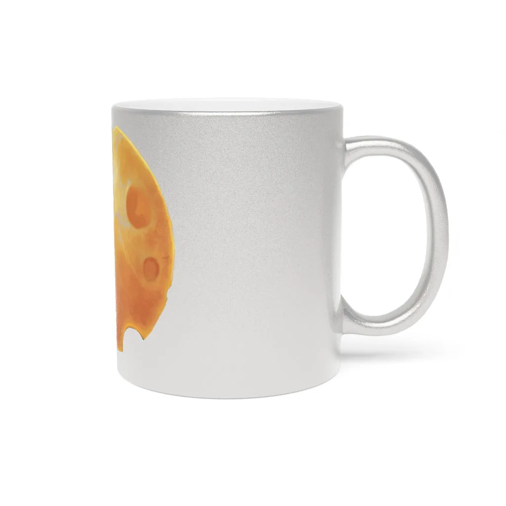 Cheese Metallic Mug (Silver / Gold)