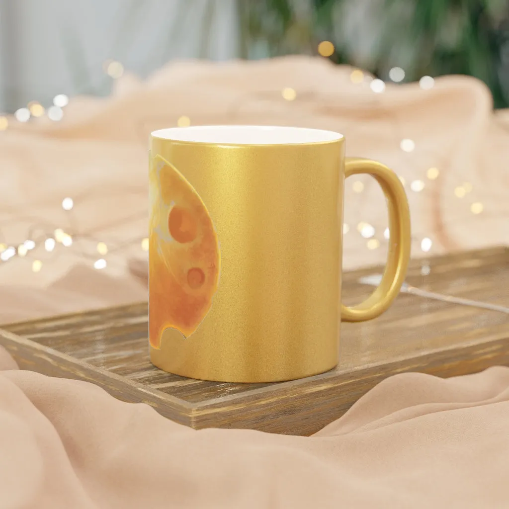 Cheese Metallic Mug (Silver / Gold)