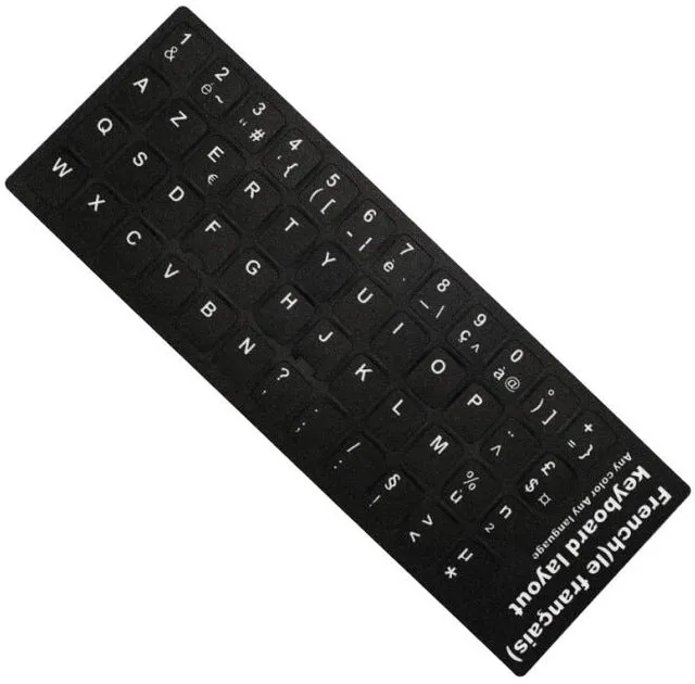 Computer Keyboard Stickers Russian French Arabic English Keyboard Waterproof Keyboard Film Cover Independent Paste For Laptop PC