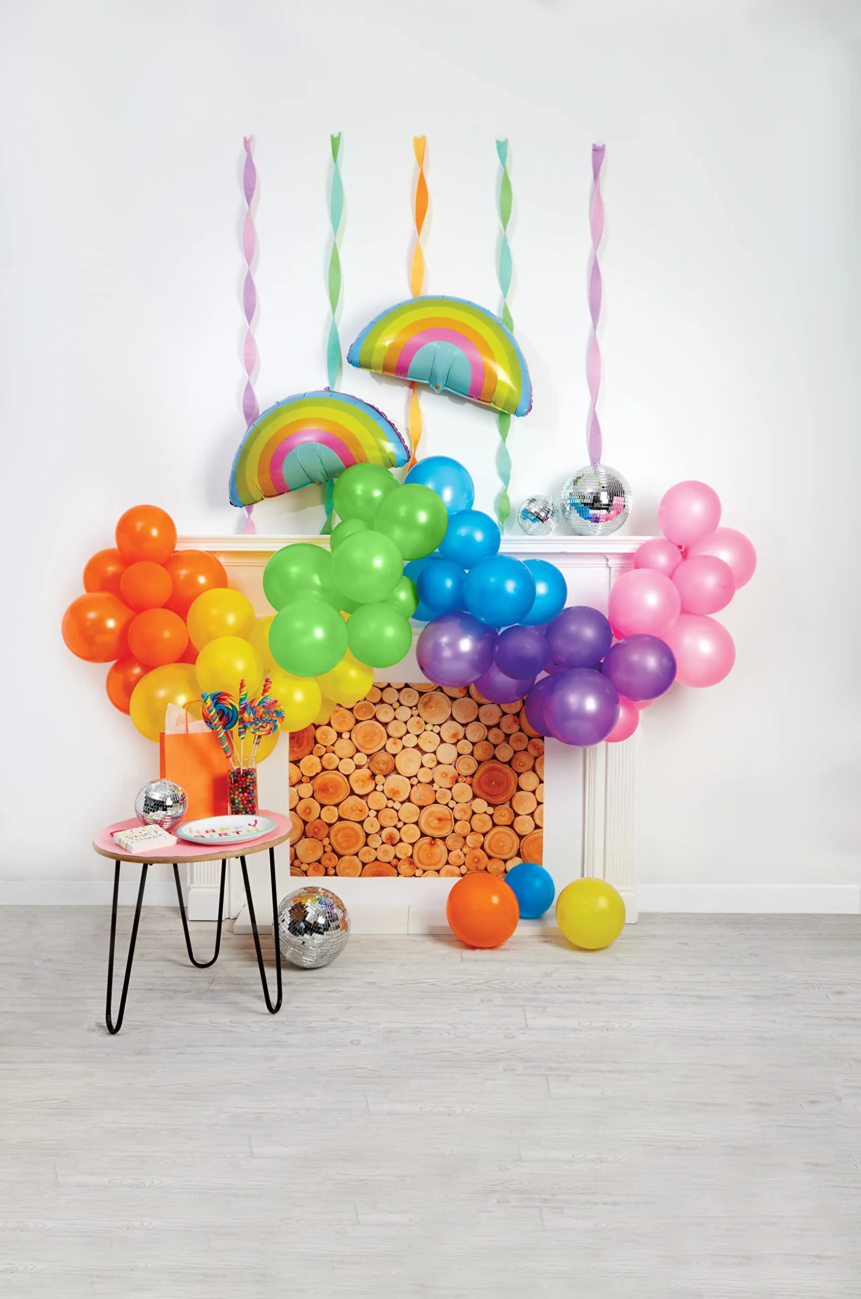 C.R. Gibson Over the Rainbow Balloon Garland