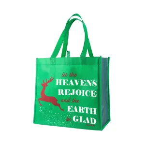 Eco Tote: Christmas-Green-Heavens Rejoice