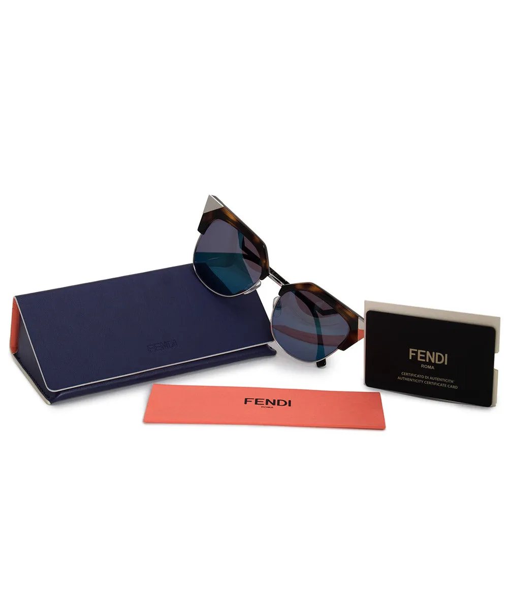 Fendi Iridia Cat Eye Sunglasses FF0149S TLV XT 54