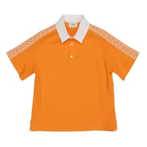 Fendi Orange Polo