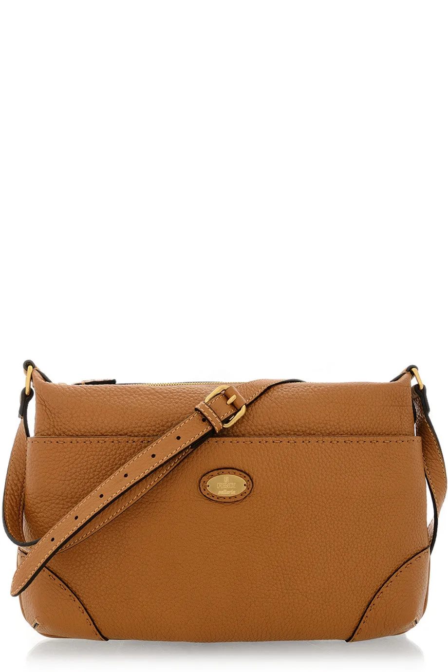 FENDI SELLERIA Brown Messenger Bag