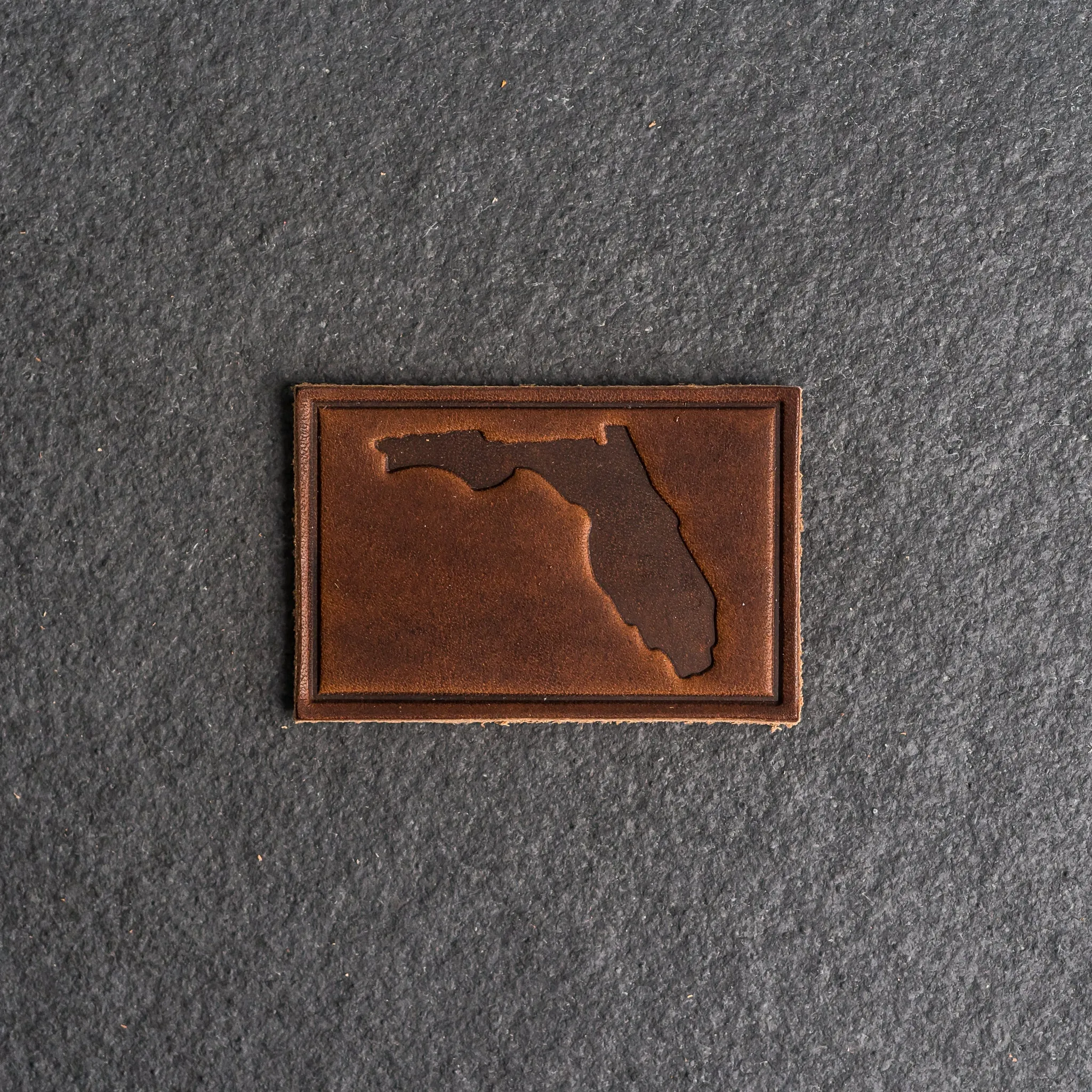 Florida Leather Patches with optional Velcro added