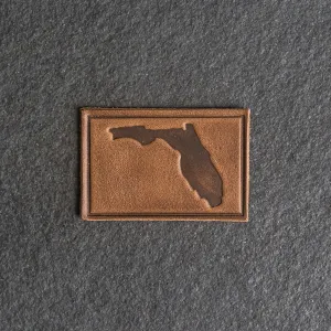 Florida Leather Patches with optional Velcro added