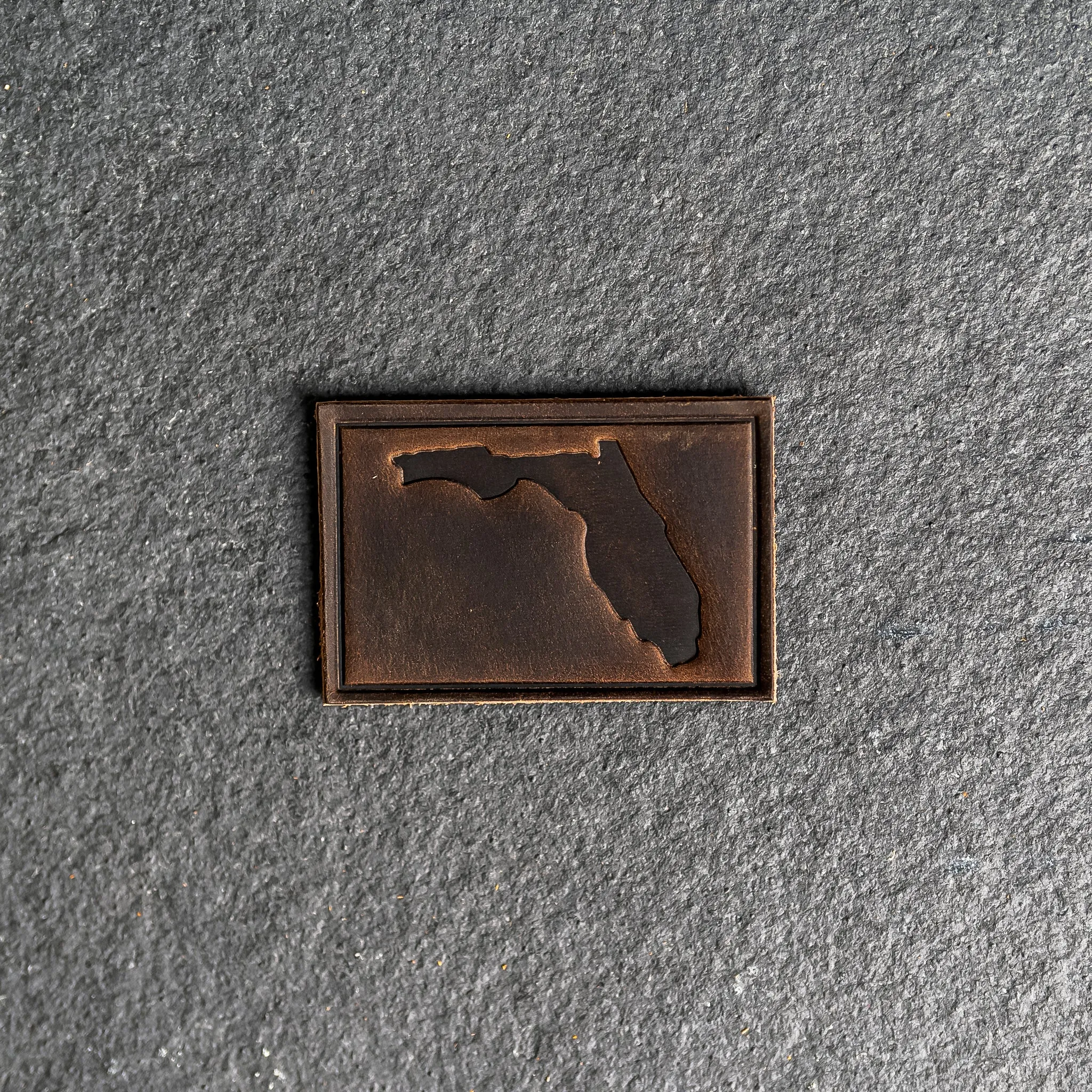 Florida Leather Patches with optional Velcro added