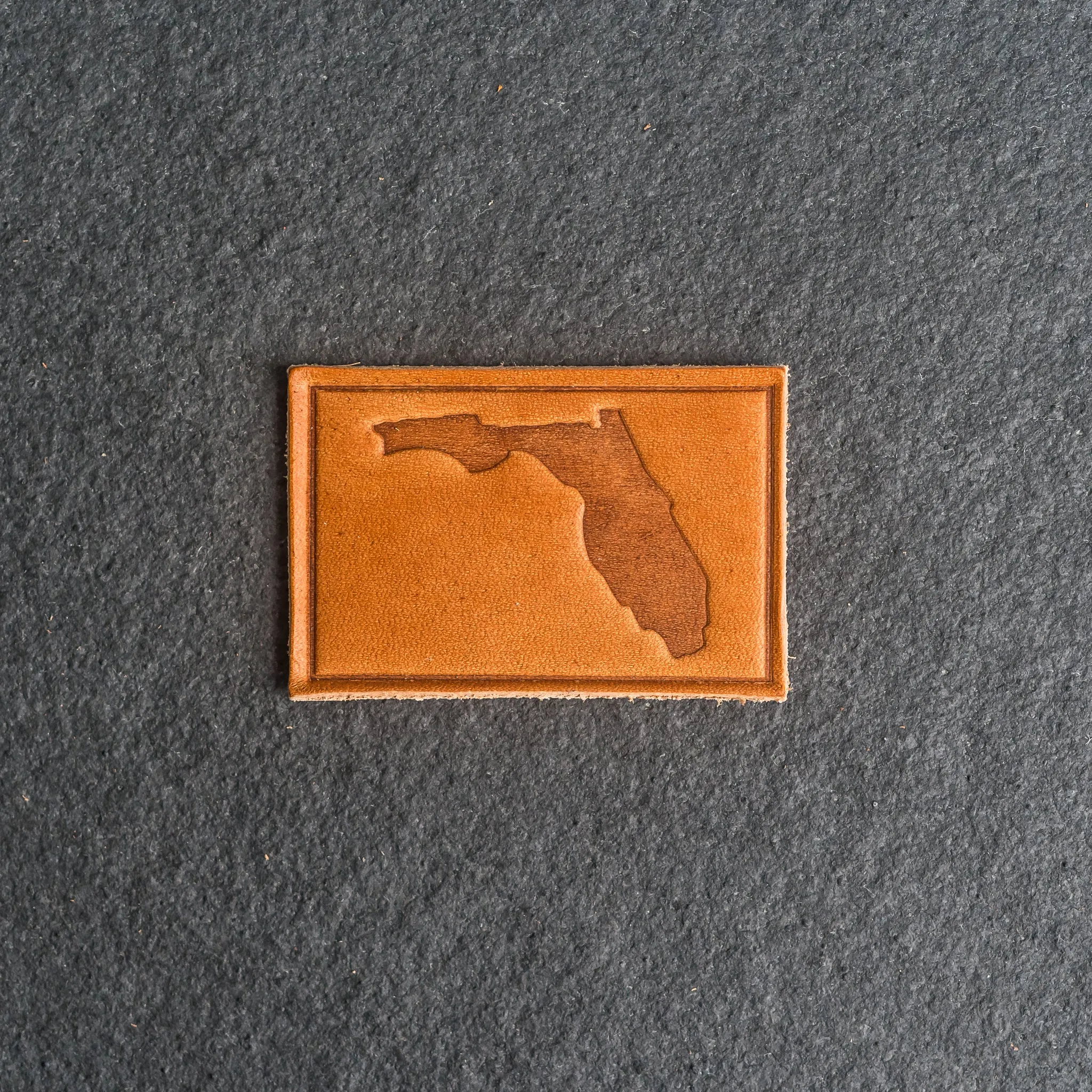 Florida Leather Patches with optional Velcro added