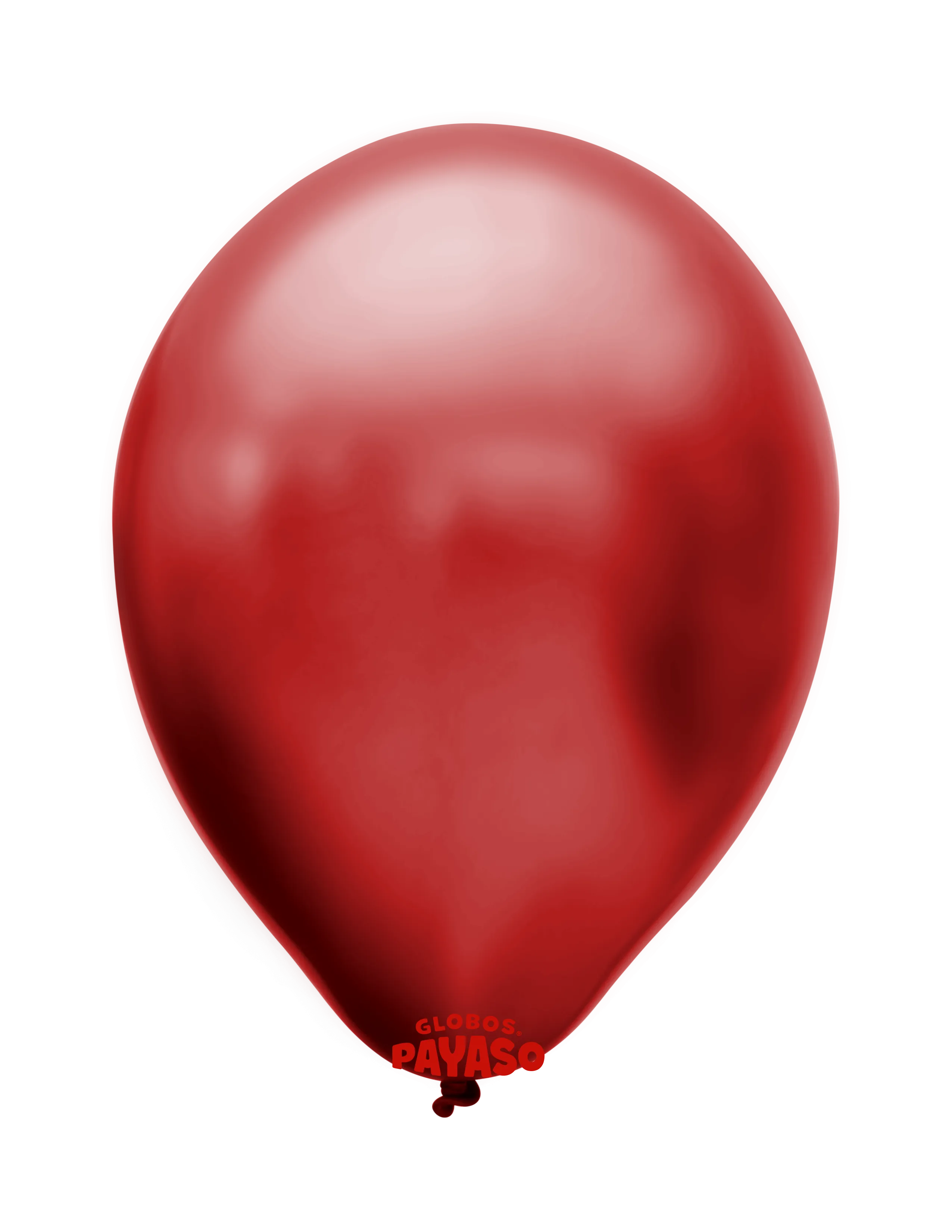 Globos Payaso 16in Balloon Metallic Cherry Red 50ct